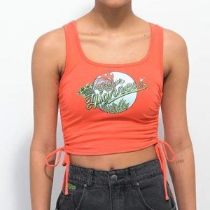 Your Highness Mush Love Red Cinch Tank Top